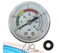 Manómetro para Filtro de Piscina | Recambio de Manómetro para Filtro de Piscina - Pieza De Reemplazo Preciso Para Lavado A Contracorriente En Comercial Hotel Jardín