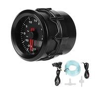 Manómetro Turbo Boost para coche, instrumento de manómetro turboalimentado con turboómetro universal universal de 52 mm/2.0 pulgadas