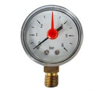 Manómetro Y50 G1/4 radial, rango de 0-6 bar para centrales eléctricas de control de procesos industriales e instalaciones de ingeniería mecánica