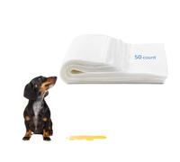 MANON ROSA Almohadillas para orina de mascotas, hojas de orina desechables de doble cara, ultra absorbentes y de secado rápido, almohadillas protectoras para gatos y perros (50 unidades, 9.8 x 11.8