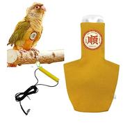 MANON ROSA Juego de correa de pañales para pájaros, lavables, reutilizables, hechos a mano, capa interior impermeable, protector para loros, periquitos, guacamayos, periquitos, canarios (amarillo1