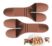 Manopla de horno de silicona | Mini guantes de horno, guantes de dedo - Resistente al calor, antideslizante, protector de dedos, manoplas de cocina pequeñas, guantes de freidora de aire - para cocinar