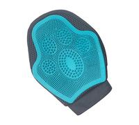 Manopla de lavado de caballos, cepillo de aseo, 1 pieza de silicona para higiene animal, masajeador flexible de palma con cerdas , suministro ecuestre, herramienta para ganado, ponis y potros