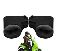 Manopla De Manillar Moto Invierno Guantes De Manillar De Bicicleta Guantes Térmicos Para Manillar Motocicleta Guantes Cálidos A Prueba De Viento Para Barra De Scooter Para Ciclismo De Invierno