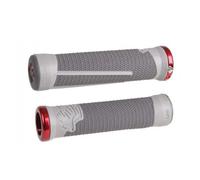 Manoplas Ag2 Lock-On 2.1 Grafito Collarín Rojo 135Mm 120100002 Odi Bicicleta Mtb