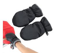Manoplas anticongelantes para cochecito, guantes cálidos para cochecito, guantes térmicos impermeables con forro polar para protección, comodidad, vehículos eléctricos, lluvia, ciclismo, viajes al