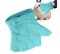 Manoplas antimordeduras - Protector de doble capa, equipo de entrenamiento suave, escudo de manejo seguro | Soporte de corte de uñas que mejora la unión, agarre acolchado que fomenta una cómoda ruta