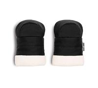 Manoplas BABYZEN YOYO, Negro - con Forro Polar y Acolchado Doble - Se fijan al Manillar del Cochecito con Velcro - Lavable a máquina - Incluye la Bolsa para Viaje