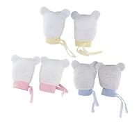 Manoplas Bebe Recien Nacido Productos para BebéS Recién Nacido Guantes Scratch Manoplas recién Nacido Mitones antiarañazos Suaves para bebé b