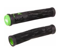 Manoplas Bmx Hucker Sin Flange Negro Y Verde 160Mm 120800002 Odi Bicicleta