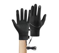Manoplas calefactoras con pantalla táctil - Guantes eléctricos USB, ropa térmica de invierno, ajustes de calor ajustables, equipo exterior para clima frío | Solución de calor para el enemigo