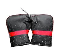 Manoplas de agarre para moto: barrera contra el frío de mezcla de lana de 30 cm, cubierta acolchada, capa antiviento, rendimiento de resistencia a la intemperie reforzado | protección térmica para via