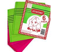 Manoplas de baño exfoliantes Hechas en Coreano asiático, 6 Unidades (17,5 x 14 cm), Toalla de Gasa de rayón y onsen de Primera Calidad