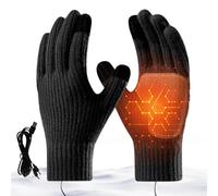 Manoplas de calefacción USB, Almohadillas térmicas portátiles, Guantes térmicos | Guantes de Invierno con calefacción USB con Pantalla táctil, Calentador de Manos térmico Antideslizante, Equipo