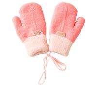 Manoplas de Invierno para bebés, Manoplas para bebés Guantes de Invierno Gruesos y cálidos para Guantes Suaves de Cachemira para con Cuerda para Colgar antipérdida para 1-4 años Estilo 1