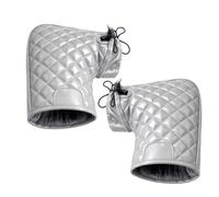 Manoplas de invierno para manillar de motocicleta, impermeables | Fundas universales gruesas forradas de terciopelo para manillar de motocicleta y bicicleta eléctrica con una capa exterior