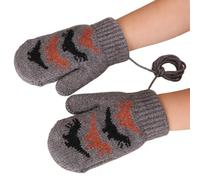 Manoplas De Invierno Para Niños | Calientes Con Cordón Antiperdidas - Protección para Jugar en la Nieve y Manoplas Infantiles,para Jardín Patinaje Esquí Muñecos de Nieve Parque Niños Niñas 2-3