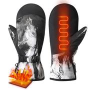 Manoplas de invierno para snowboard y esquí, forro térmico, puños elásticos, exterior duradero, suave y cómodo, guantes para mujer, protección contra el frío, agarre antideslizante, deportes de