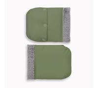 Manoplas de mango para cochecitos de bebé, resistentes al viento, impermeables, de poliéster con botones rápidos y forro polar suave, fundas para manillar, resistentes al viento