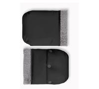 Manoplas de mango para cochecitos de bebé, resistentes al viento, impermeables, de poliéster con botones rápidos y forro polar suave, resistente al agua, calentador de manos