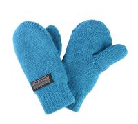 Manoplas de punto con forro polar Clips N Grips para beb s y ni os peque os (talla peque a (4-12 meses), color azul verdoso)