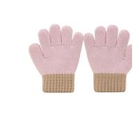Manoplas de punto para niña y niño, guantes elásticos suaves y cálidos para clima frío, manoplas de tela para bebé de 2 a 4 años, ropa de mano elástica para bebé