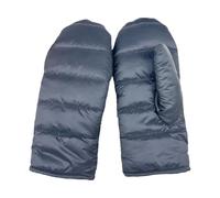 Manoplas de tela de plumón - Manoplas de nieve para mujer, guantes térmicos de invierno | Equipo de protección sin dedos resistente al frío, ropa de invierno con aislamiento de retención de calor, par
