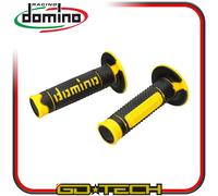 Manoplas Domino A260 Moto Cross Enduro Motard Negro Amarillo Off Road Racing