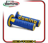 Manoplas Domino A360 Moto Cross Enduro Motard Azul Amarillo Off Road Racing