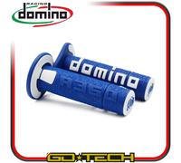 Manoplas Domino A360 Moto Cross Enduro Motard Azul Blanco Off Road Racing