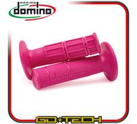 Manoplas Domino Moto Cross Enduro Fucsia Motard Pit Bike Off Road Universales