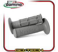 Manoplas Domino Moto Cross Enduro Grises Motard Pit Bike Off Road Universales