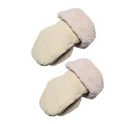 Manoplas grandes para manillar de coche de bebé, impermeables, gruesas, protectores de manos para cochecitos, sillas de ruedas, bicicletas, fundas cálidas para manillar de silla de ruedas