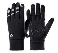 Manoplas impermeables - Guantes para escalar | Antideslizante - Fiebre para escalada | Puño cálido impermeable | Manoplas engrosadas que conducen con el clima de senderismo en clima frío