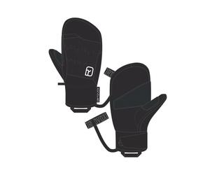 Manoplas Ortovox FREERIDE COZY MITTEN M (negro cuervo) Hombre