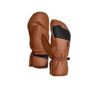 ORTOVOX FULL LEATHER MITTEN M, 56344, bristle brown, S