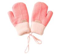 Manoplas para bebés Invierno 1 par de Guantes de Invierno Gruesos y cálidos para bebés Manoplas para de Cachemira Guantes Suaves para con Cuerda Colgante antipérdida para Estilo de 1 a