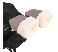 Manoplas para cochecito de bebé con forro térmico para clima frío impermeable a prueba de viento guantes impermeables