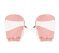 Manoplas para manillar de motocicleta: cubierta de tela de felpa de ajuste universal, protectores de manos con forro extraíble para motos de nieve ATV | Accesorio de protección de conducción aislado p