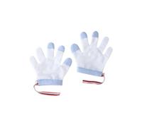 Manoplas para masticar para bebés que dejan de chuparse las manos, equipo de protección transpirable, diseño fácil de llevar para recién nacidos, guantes multiusos para bebé