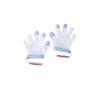 Manoplas para masticar para bebés que dejan de chuparse las manos, equipo de protección transpirable, diseño fácil de llevar para recién nacidos, guantes multiusos para bebé