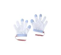 Manoplas para masticar para bebés que dejan de chuparse las manos, equipo de protección transpirable, diseño fácil de llevar para recién nacidos, guantes multiusos para bebé