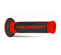 Manoplas Progrip Moto Scooter 732-149 Doble Densidad Rojo/Negro Cerradas