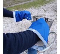 Manoplas reflectantes para manillar curvado Suzon y Suzette ( Azul / Única )