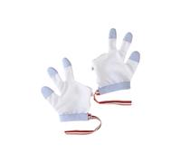 Manoplas resistentes a la masticación Detener la succión de la mano Equipo de protección transpirable Diseño fácil de usar para recién nacidos Mangas suaves para los dedos a prueba de succión