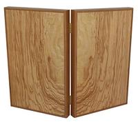 Manopoulos Juego de Backgammon de Madera de Olivo - Hecho a Mano en Grecia - 1 Jugador - Edad Mínima: 8 Años - Adultos