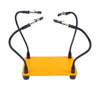 Manos auxiliares de soldadura, 4 brazos flexibles, estación de soldadura de tercera mano, soporte de soldadura de placa de circuito PCB, con clips de cocodrilo, para reparación de electrónica