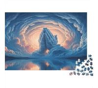 Manos de oraciónRompecabezas Clásico 1000 Piezas Cartón Reciclado túnel Nube Relajación Mental, Tiempo Libre, Regalo De Cumpleaños para Parejas Y Familia 70x50cm/1000pcs