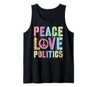 Manos fuera de la PAZ AMOR POLÍTICA Libertad Escuadrón de Protesta Elecciones Camiseta sin Mangas