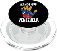 Manos Fuera de Venezuela Libertad Protesta Patriótica PopSockets PopGrip para MagSafe